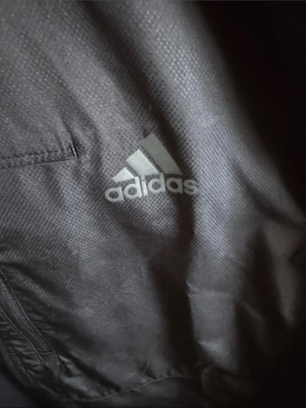 adidas Men’s Black Hooded Windbreaker Jacket
